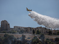 Пожар около въезда в Иерусалим, привлечена специальная авиация