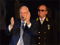 Президент Израиля Реувен Ривлин и посол России в Израиле Анатолий Викторов
