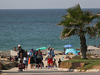 "Аншлаг" на пляжах Бейт Янай и Пальмахим