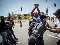 Протест эфиопской общины: при попытке перекрыть дорогу в центре Иерусалима задержаны шесть человек