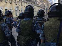 "Эхо Москвы": более 200 задержанных во время согласованной акции в центре Москвы