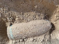 В районе Неви-Шмуэль обнаружен неразорвавшийся снаряд