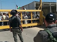 Акция в поддержку арабских заключенных в Бейтунии, задержан житель Шхема
