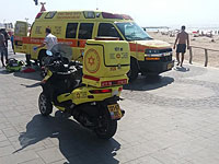 На тель-авивском пляже пытаются реанимировать женщину, которую вытащили из воды