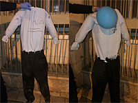 В Меа-Шеарим неизвестные повесили кукол, изображающих полицейских