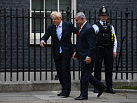 Биньямин Нетаниягу прибыл с официальным визитом в Великобританию и встретился с главой правительства Великобритании Борисом Джонсоном в его канцелярии на Даунинг-стрит,10