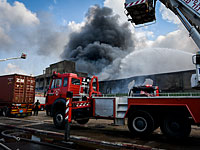 Пожар в порту Хайфы: огонь распространился еще на три склада