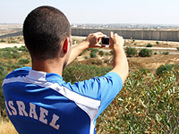 Граница с Газой около поселка Натив а-Асара
