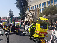В Иерусалиме автобус сбил пожилую женщину, пострадавшая в крайне тяжелом состоянии