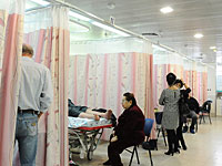 Приемное отделение больницы "Рамбам" в Хайфе заполнено на 210%