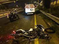 Авария на 4-й трассе, тяжело травмирован мотоциклист