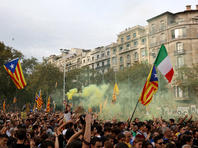 Полмиллиона сторонников независимости Каталонии вышли на марш в центре Барселоны