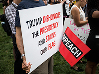 Акция протеста в Вашингтоне, сентябрь 2019 года