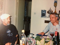 Натан Альтман в гостях у Владимира Буковского, Кэмбридж, Англия, 1994 год