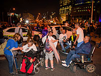 В Тель-Авиве прошла акция протеста инвалидов
