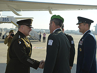 Начальника генштаба армии США генерала Марк Милли встречают в Израиле, 24 ноября 2019 года