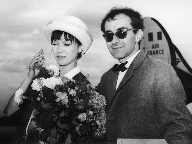 Анна Карина и Жан-Люк Годар в 1961-м