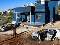 В деревне к западу от Шхема сожжены два автомобиля и оставлены антиарабские надписи