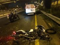 В Тель-Авиве попал в аварию 18-летний мотоциклист