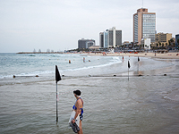 Купание на всех пляжах Тель-Авива запрещено до дальнейшего уведомления