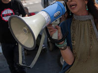 Возле "Кирьят-Мемшала" в Тель-Авиве прошла акция протеста инвалидов