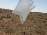В Натив а-Асара с помощью дрона сняли взрыв заминированных воздушных шаров. ВИДЕО