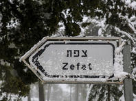 Снег пошел в Цфате, в Иерусалиме температура опустилась до +2 по Цельсию