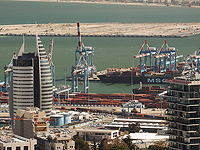 Сухогруз компании MSC в порту Хайфы. 4 марта 2020 года