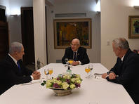 Завершилась встреча президента с Биньямином Нетаниягу и Бени Ганцем