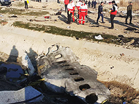 На месте падения украинского самолета