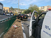 В Тират-Кармеле взорван легковой автомобиль: есть раненые