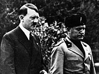 Адольф Гитлер и Бенито Муссолини, 1934 год