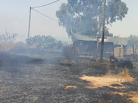 Пожар в Рахате, жители нескольких домов эвакуированы