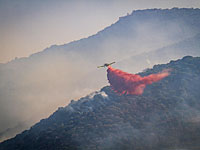В Западной Галилее возник сильный лесной пожар