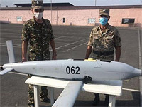 Министерство обороны Армении распространило фотографию барражирующего боеприпаса SkyStriker (производства израильской компании Elbit Systems)