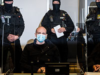 Штефан Балльет в зале суда, 21 июля 2020 года, Магдебург, Германия