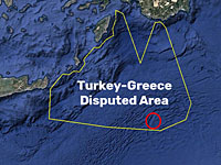 Израильская компания опубликовала спутниковые снимки зоны морского конфликта Турции и Греции