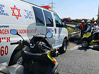 ДТП в Герцлии, тяжело травмирован мотоциклист