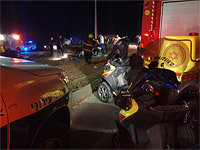 В Ашкелоне перевернулся автомобиль, тяжело травмированы два человека