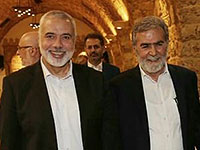 Ханийя встретился с главарем "Исламского джихада" и спикером ливанского парламента