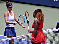 Серена Уильямс  вышла в полуфинал Открытого чемпионата США