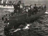 Эсминец H-класса HMS Fury, "брат-близнец" потопленного у Дир эль-Балаха HMS Staunch