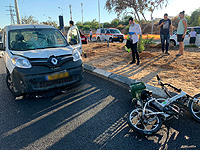 В Петах-Тикве автомобиль насмерть сбил велосипедиста