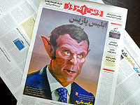 Иранская газета опубликовала карикатуру на Макрона, "главного шайтана"