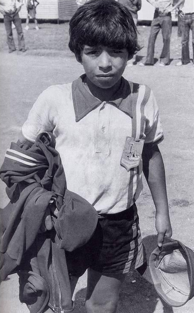 Диего Марадона в 1970 году