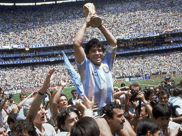 Диего Марадона в 1986 году