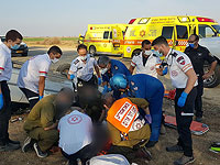 В результате аварии в Негеве тяжело травмирован молодой мужчина