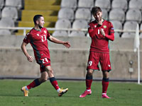 Ованнес Амбарцумян забил победный гол и вывел сборную Армении в Лигу Б