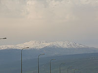 На вершине горы Хермон выпал первый снег