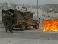 Беспорядки в Иорданской долине, легко ранен офицер ЦАХАЛа